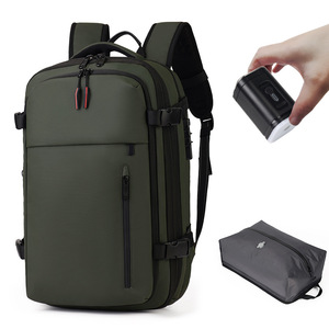 Sac à dos tactique Oxford à compression sous vide avec pompe à air, port USB, étanche, antivol, en polyester, 36-56L, pour affaires et voyages 2026 - Product Image 3
