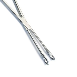 Pinzas de sujeción rectas de acero inoxidable, manuales, reutilizables, quirúrgicas, de alta calidad, resistentes a altas temperaturas - Product Image 5