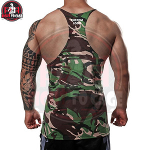 Camisetas de Gimnasio sin Mangas para Hombre, Ajuste Cómodo, Personalizadas, de Alta Calidad, de Poliéster/Algodón/Spandex, de Secado Rápido y Transpirables - Product Image 5