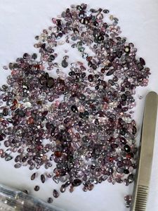 Natural Tanzania Origin Spinel Oval & <b>Cushion</b> Cut Faceted Mix Shape Gemstone - Product Image 2