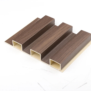 แผ่นผนัง WPC ลาย 3 มิติ ดีไซน์ทันสมัย สำหรับตกแต่งภายใน กันเสียง สไตล์ร่วมสมัย - Product Image 1