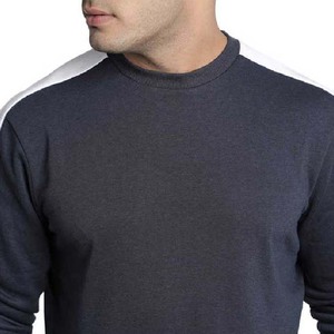 Suéter de Punto Casual de Otoño para Hombre, Cuello Redondo, Bloques de Color, Manga Raglán, Corte Regular, Algodón - Product Image 3