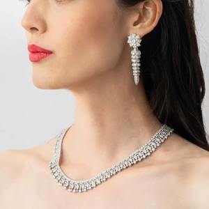 Collar de Diamantes Cultivados en Laboratorio de Alta Moda en Oro Blanco de 14K y 27.00 Ct, Exclusivo para Mujer, Joyería Fina de Lujo con Certificado IGI, Regalo - Product Image 6