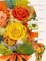 Bouquets de roses éternelles violettes carrées faites à la main, cadeaux d'anniversaire, respectueux de l'environnement, livraison rapide, pour femmes et mamans