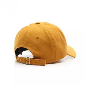 Gorra de Béisbol Amarilla con Cara Sonriente Bordada, Unisex, Ajustable, de 6 Paneles, de Algodón, Estilo Casual, con Diseño de Logotipo Frontal - Product Image 4