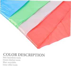 ถุงขยะพลาสติกหนาพิเศษ สะดวกสำหรับใช้ในครัว สำหรับแยกขยะเปียกและแห้ง ป้องกันการรั่วซึมและไม่มีกลิ่น - Product Image 2