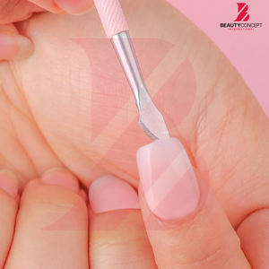 Removedor de Cutículas de Color Rosa, Limpiador de Uñas Profesional de Acero Inoxidable, Empujador y Cortador de Cutículas de Doble Punta, Cuidado de las Cutículas - Product Image 6
