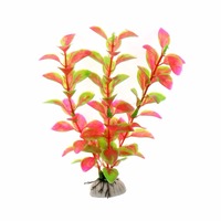Planta Artificial para Acuario, Hierba Acuática de Simulación, 18 cm, Adornos de Plástico en 5 Colores, Decoración DIY para Paisajes Acuáticos