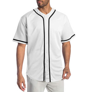 Maillot de baseball respirant imprimé en polyester 100 % personnalisable pour hommes adultes, vente en gros, marque privée - Product Image 3