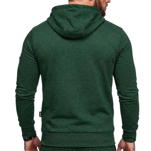 Sudadera con Capucha Puff Logo de 350 g/m², Forrada, Larga, Lisa, Teñida, con Hombros Caídos, Personalizada, Ecológica, de Forro Polar Reciclado, Unisex, para Hombre - Product Image 3