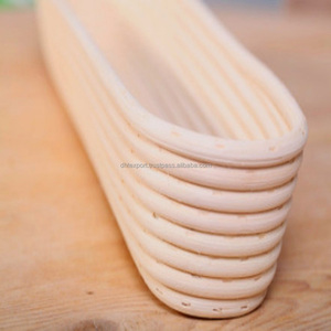 Panier à pain rectangulaire en rotin fait main pour la levée du pain, 25x18x8cm, blanc, écologique, vente en gros Vietnam, échantillon gratuit - Product Image 3