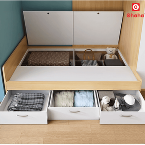 Ohaha Smart Bunk <b>Bed</b> with Integrated Wardrobe - GTTM013 - Product Image 3