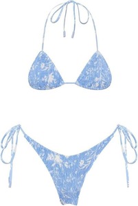 Women’s Triangle <b>Bikini</b> Set <b>Push</b>-<b>Up</b> Padded <b>Top</b> Adjustable Halter Tie High Waist Bottom for Pool or Beach - Product Image 5