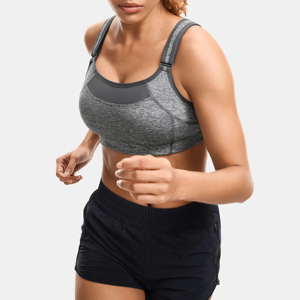 เสื้อชั้นในกีฬาผู้หญิง FITME SPORTS แบบไร้ตะเข็บ ซัพพอร์ตปานกลาง ผลิตจากผ้าสแปนเด็กซ์/ไนลอน น้ำหนักเบา พิมพ์ลายด้านหน้าได้ตามต้องการ ระบายอากาศได้ดี แห้งเร็ว - Product Image 2