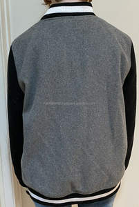 การออกแบบโลโก้ที่กําหนดเองพิมพ์เสื้อแจ็คเก็ตเบสบอลผู้ชายแจ็คเก็ตตัวแทนคุณภาพสูง OEM ODM ผลิตโลโก้ปัก - Product Image 4