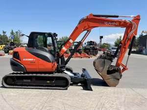 Excavatrice sur chenilles Kubota KX080-5, 3 tonnes, compacte, 74,3 CV, équipement de construction hydraulique - Product Image 6