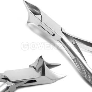 Cortauñas Profesional de Acero Inoxidable con Forma de Luna para Uñas Gruesas, Herramienta Curva de Podología de Alta Resistencia - Product Image 2