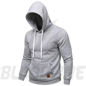 Sudadera con Capucha Unisex Bloodline, Amarilla, para Invierno, con Cierre, Corte Regular, Color Sólido, Informal, con Bolsillo Frontal, Forro Polar Transpirable - Product Image 5