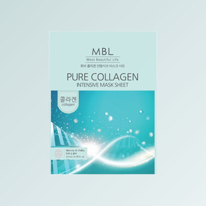 Masque en tissu Embiel Pure Collagen Intensive, 10 masques en tissu pour le visage, masque facial, masque en tissu au concombre, collagène - Product Image 2