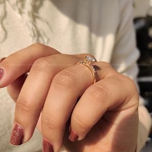 Anillo de Diamantes de Corte Redondo de 0.50 a 2.00 CT, Color E, Claridad VS, con Diseño de Siete Piedras, para Mujer, Joyería Fina, Anillo de Compromiso, Aniversario, Novia - Product Image 6