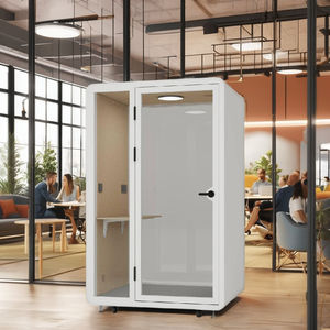 Cabina de Oficina Portátil Moderna HIPOD SOLO PLUS y Cabina Telefónica para Edificios de Oficinas, Hoteles, Hogares, Apartamentos, Salas de Estar y Uso en Exteriores - Product Image 1