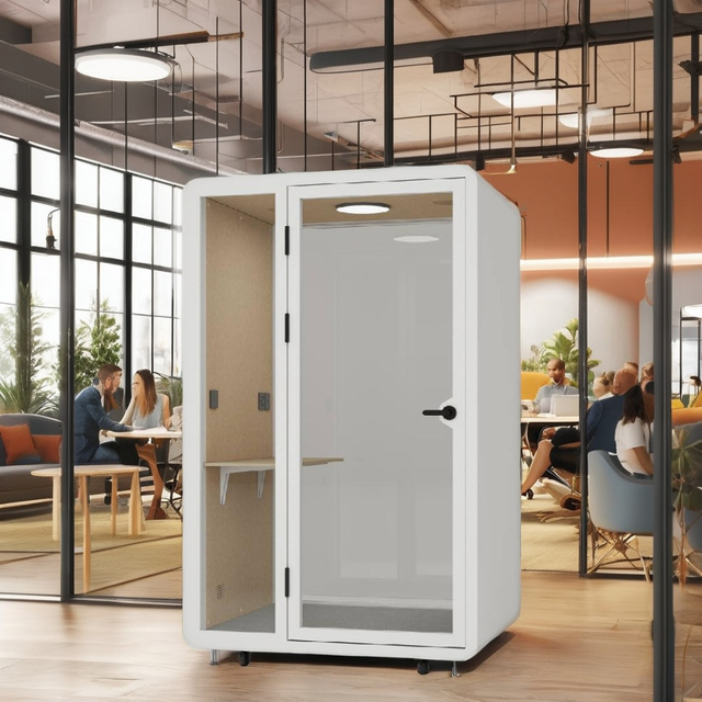 HIPOD SOLO PLUS Modern Portable Office Pod & Phone Booth Building Hotel Home Apartment Living Room Workshop Outdoor Use