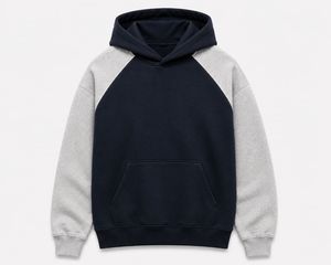 Conjunto de Sudadera con Capucha y Pantalones Deportivos al por Mayor, Bicolor, 100% Algodón, Chándal para Hombre con Bolsillo Canguro, Traje Deportivo de Invierno para Gimnasio - Product Image 5