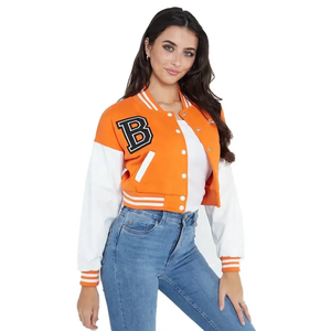Chaqueta con Capucha de Béisbol Formal para Hombre, Personalizada, de Alta Calidad, Gruesa, Transpirable, para Otoño, con Cuello Alto, Estilo Varsity, Ecológica, OEM - Product Image 2