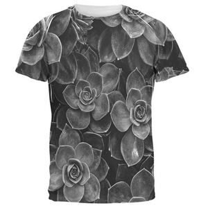 T-shirt homme slim fit à manches courtes et col rond, 180 GSM, polyester et coton, uni, classique, séchage rapide, respirant (S-3XL) - Product Image 1
