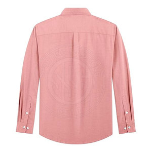 Camisa de Botones de Color Sólido, Colección de Ropa Casual Elegante para Oficina, Camisas de Hombre Transpirables - Product Image 4