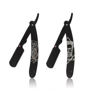 Morje surgical ultra sharp Stainless steel customized Professional folding shaving Barber straight <b>razor</b> - Product Image 4