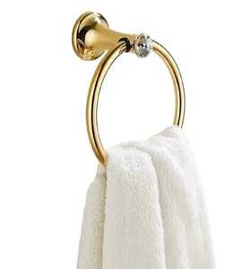 <b>Square</b> Chrome Towel Ring Stainless Steel Hand Towel Holder Wall Mounted Modern Bathroom Hardware Mirror Polished Towel Hanger - Product Image 6