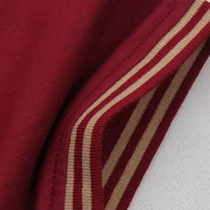 Camisetas Polo Color Rojo Marrón al por Mayor, Personalizadas con Estampados Lisos, Transpirables, de Manga Corta, Camisetas de Golf de Algodón para Hombre - Product Image 2