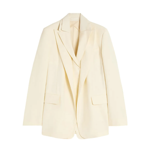 Blazer Femme Personnalisé avec Logo OEM, Vente en Gros, Couleur Unie, Manches Longues, Style Décontracté Chic pour Bureau, Veste de Costume, Tenue de Bureau - Product Image 1