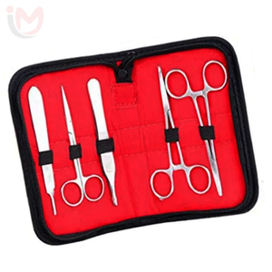 Kit d'entraînement à la suture, ensemble d'instruments médicaux avec ciseaux et aiguilles pour la formation des étudiants, classe I - Product Image 1