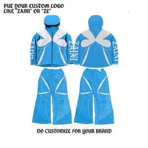 Ensemble de sport respirant en polyester tricoté 110 GSM de qualité supérieure, coupe-vent décontracté, avec logo personnalisé imprimé par transfert thermique - Product Image 1