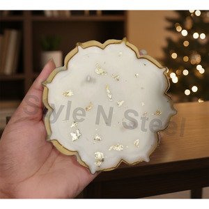 Bougie en métal florale URLI (LOT DE 3) Parfumée pour les fêtes de Noël, Pâques, anniversaire, Saint-Valentin et Diwali - Product Image 1