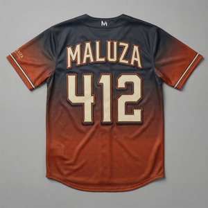 Maillot de baseball sublimé premium, streetwear, uniforme sportif respirant, vêtements d'équipe, mode USA Europe, maillot MALUZA - Product Image 3