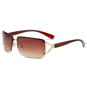 RTS New High Quality Luxury Frameless UV Protection <b>Sunglasses</b> for Men and Women's Sun Glasses Trendy 2026 - Product Image 4