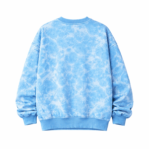 Unisex Custom Printed Acid Washed <b>Sweatshirt</b> Oversized Fit Crewneck Pullover Premium Quality Streetwear Apparel Bulk Supplier - Product Image 3