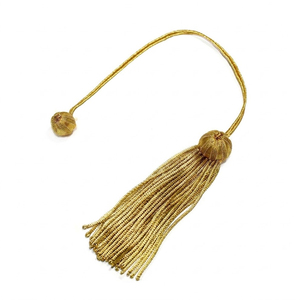 En gros, Pompon de remise de diplôme doré de qualité supérieure pour les titres universitaires, Pompon métallique pour cordons de remise de diplôme - Product Image 2