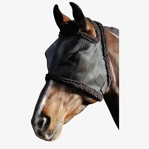 Masque anti-mouches léger et respirant pour chevaux, avec oreilles, protection confortable contre les insectes pour l'été - Product Image 3