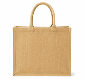 Small Steps Big Impact Jute Shopping <b>Bag</b> <b>Large</b> Eco-Friendly Promotional Tote Fashion Style - Product Image 6