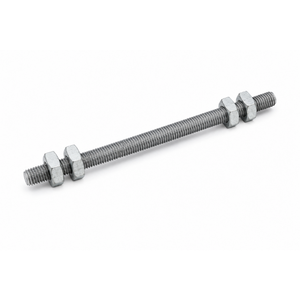 Boulon à double armature galvanisé à chaud entièrement fileté pour applications de câbles électriques - Product Image 3