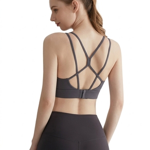 Women Seamless Sports <b>Bra</b> High <b>Stretch</b> Padded Yoga Gym Workout Fitness Activewear Custom Logo Wholesale Supplier - Product Image 4