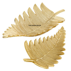 Bandeja de Servir Dorada para Cocina, Estilo Rústico, de Metal, Diseño de Alta Gama, para Servir Alimentos - Product Image 2