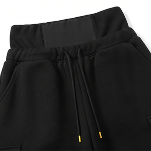Double Waist Sweatpants <b>Men</b> Women Wide Leg Fashion Trouser <b>Pajama</b> 450gsm <b>Fleece</b> Embroidery Double Waisted Sweat Pants Unisex - Product Image 3