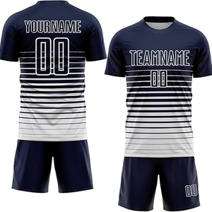 Maillot de football léger à manches courtes, confortable, de qualité supérieure, anti-boulochage, tendance et respirant. - Product Image 3