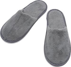Pantoufles d'hôtel écologiques jetables de haute qualité en tissu de coton multicolore du Bangladesh extrêmement confortables - Product Image 1