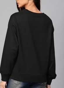 Women <b>Black</b> Crew Neck <b>Long</b> <b>Sleeve</b> T Shirt Regular Fit Plain Cotton Breathable Quick Dry Anti-UV Summer Casual <b>Top</b> - Product Image 2